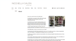 Desktop Screenshot of nicobellasalon.com